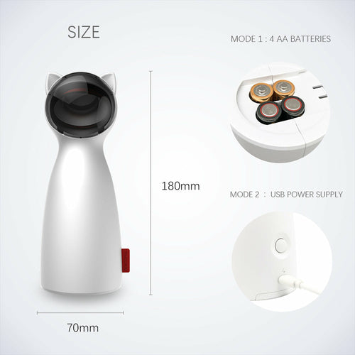 Creative Cat Pet LED Laser Funny Toy Smart Automatic Sensor