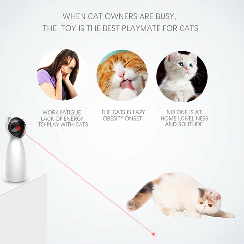 Creative Cat Pet LED Laser Funny Toy Smart Automatic Sensor